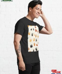 Cat Traces Pattern Degital Illustration Classic T-Shirt Sweatshirt Unisex 3 Cat Traces Pattern Degital Illustration Classic T Shirt Sweatshirt Unisex 4