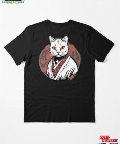Cat Warrior (Yamabushi) Essential T-Shirt Classic Unisex 1 Cat Warrior Yamabushi Essential T Shirt Classic Unisex 2