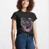 Cat With Flowers Classic T-Shirt Unisex
