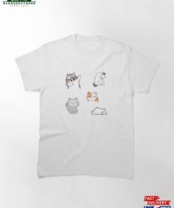 Cats Curious Mix Sticker Pack Classic T-Shirt Sweatshirt Unisex