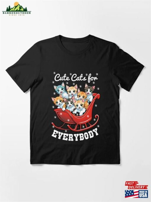 Cats For Everybody Funny Not Ugly Cute Christmas Sweatshirt Classic Hoodie