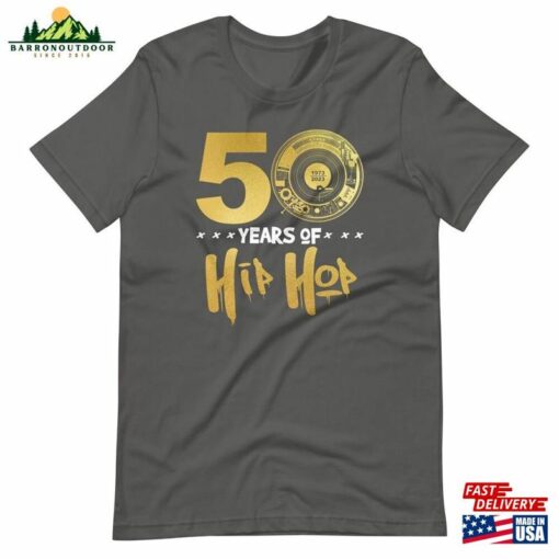 Celebrate 50 Years Of Hip Hop Music Shirt 1973 Hoodie Unisex