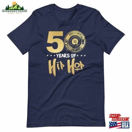 Celebrate 50 Years Of Hip Hop Music Shirt 1973 Hoodie Unisex