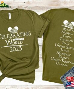Celebrating Around The World 2023 Shirts Epcot Food And Wine Shirt Hoodie Classic 1