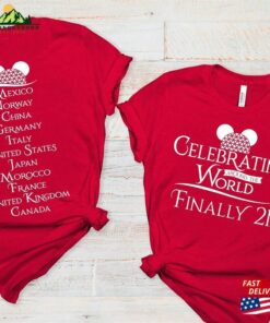 Celebrating Around The World Finally 21! Shirt 21St Birthday Drinkingtee Tventyfirstth Bday Epcot Hoodie Unisex 1