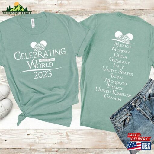 Celebrating Around The World Finally 21! Shirt 21St Birthday Drinkingtee Tventyfirstth Bday Epcot Hoodie Unisex