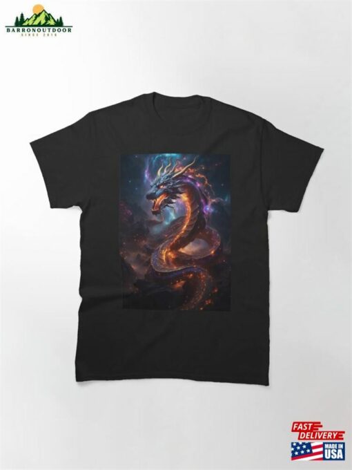 Celestial Fury The Orochi Serpent Emerges Classic T-Shirt