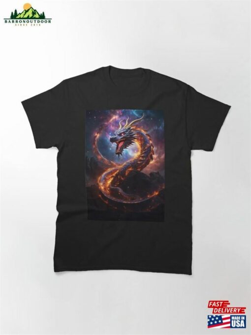 Celestial Fury The Orochi Serpent Emerges Classic T-Shirt Hoodie Sweatshirt