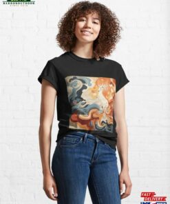 Celestial Stag Of The Swirling Skies Classic T Shirt 1