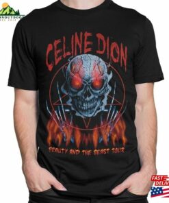 Celine Dion Beauty And The Beast Tour Metal T Shirt Mens Womens All Sizes Pfa Unisex 1