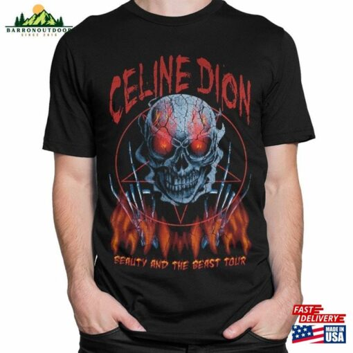 Celine Dion Beauty And The Beast Tour Metal T-Shirt Men’s Women’s All Sizes (Pfa Unisex