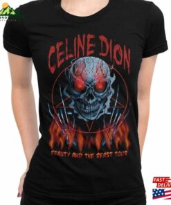 Celine Dion Beauty And The Beast Tour Metal T-Shirt Men's Women's All Sizes (Pfa Unisex 2 Celine Dion Beauty And The Beast Tour Metal T Shirt Mens Womens All Sizes Pfa Unisex 3