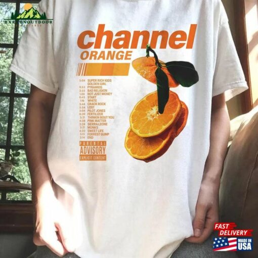 Channel Orange T-Shirt Frank Shirt Blonde Album Graphic Tee Classic