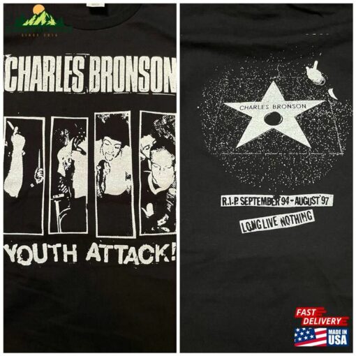 Charles Bronson Two Sided T-Shirt Sweatshirt