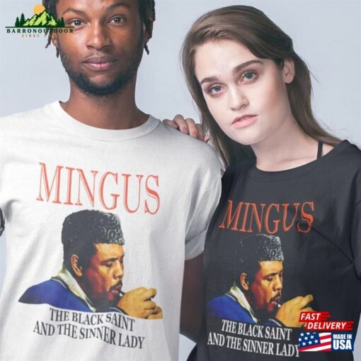 Charles Mingus T-Shirt Jazz Music Tee Retro Style Graphic Print Unisex Sweatshirt