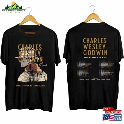 Charles Wesley Godwin North American Tour 2023 Shirt Concert T-Shirt Sweatshirt