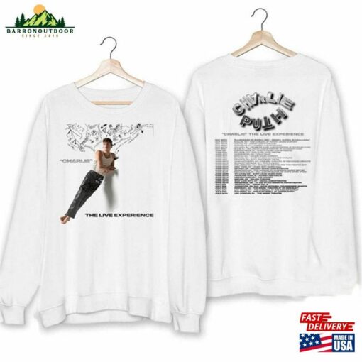 Charlie Puth 2023 Tour Shirt The Live Experience Fan Hoodie Sweatshirt