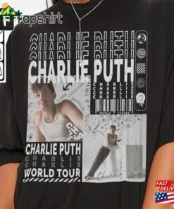 Charlie Puth Music Shirt Sweatshirt Y2k Merch Vintage 90S Live Experience Tour 2023 Tickets Album Graphic Tee Hoodie L2604m Classic