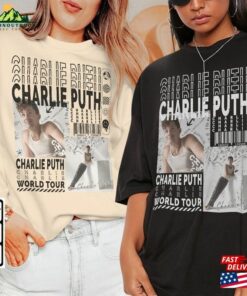 Charlie Puth Music Shirt Sweatshirt Y2k Merch Vintage 90S Live Experience Tour 2023 Tickets Album Graphic Tee Hoodie L2604m Classic T Shirt 1