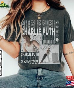 Charlie Puth Music Shirt Sweatshirt Y2k Merch Vintage 90S Live Experience Tour 2023 Tickets Album Graphic Tee Hoodie L2604m Classic T Shirt 2