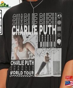Charlie Puth Music Shirt Sweatshirt Y2k Merch Vintage 90S Live Experience Tour 2023 Tickets Album Graphic Tee Hoodie L2604m Classic T Shirt 3