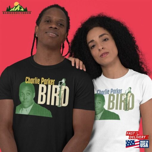 Charlie’bird’parker T-Shirt Saxphone Graphic Print Unisex Classic