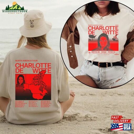 Charlotte De Witte North American Tour 2023 Shirt Fan Unisex Hoodie