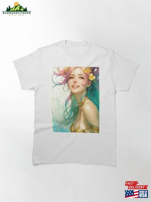 Cheerfulness Adds Beauty To Life Childhood Dream Girl T-Shirt Unisex Classic