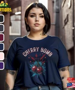 Cherry Bomb T Shirt The Runaways Shirt Joan Jett And Cherie Currie Classic Unisex 1