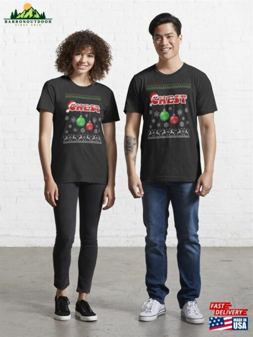 Chest Nuts Christmas Couples Matching Chestnuts Ugly Essential T-Shirt Hoodie