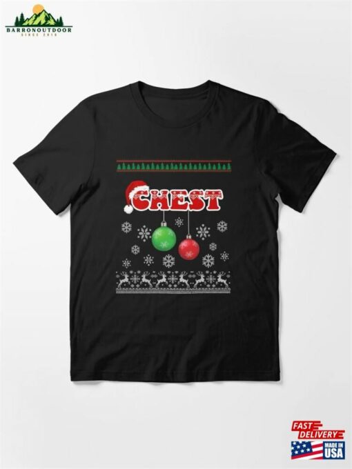 Chest Nuts Christmas Couples Matching Chestnuts Ugly Essential T-Shirt Hoodie