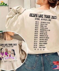 Chibi Aespa Tour Shirt Synk Hyper Line 2023 Sweatshirt Classic 1