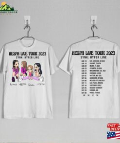 Chibi Aespa Tour Shirt Synk Hyper Line 2023 Sweatshirt Classic 1 Chibi Aespa Tour Shirt Synk Hyper Line 2023 Sweatshirt Classic 2