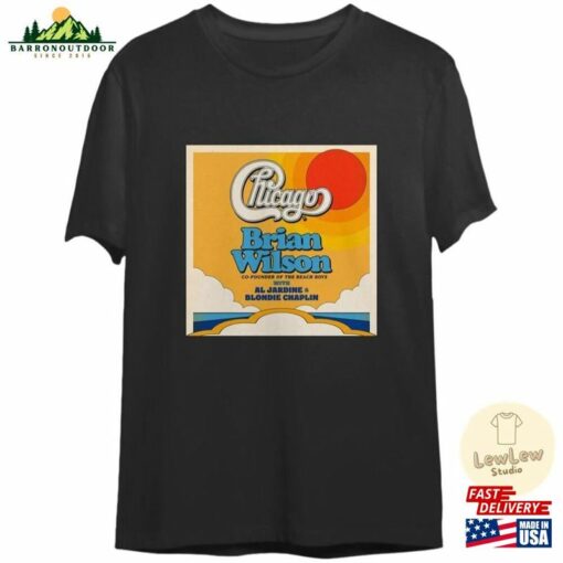 Chicago And Brian Wilson Summer Shirt 2023 Tour Double Sided Unisex T-Shirt Band Merch Classic Hoodie