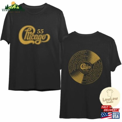 Chicago Band 55 Feeling Stronger Every Day Shirt 2023 Tour Double Sided T-Shirt Merch Hoodie Unisex