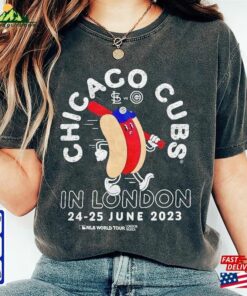 Chicago Cubs 2023 Mlb World Tour London Series City Dog Shirt Game Day Apparel Oversized T Shirt Unisex 1