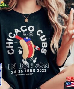 Chicago Cubs 2023 Mlb World Tour London Series City Dog Shirt Game Day Apparel Oversized T Shirt Unisex 2