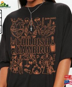 Childish Gambino Doodle Art Shirt Vintage Lyrics Tattoo Design Tour Concert 2023 V1 Da3105dt Classic Hoodie 2 Childish Gambino Doodle Art Shirt Vintage Lyrics Tattoo Design Tour Concert 2023 V1 Da3105dt Classic Hoodie 3