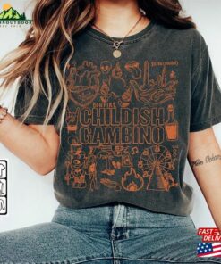 Childish Gambino Doodle Art Shirt Vintage Lyrics Tattoo Design Tour Concert 2023 V1 Da3105dt Sweatshirt T Shirt 2