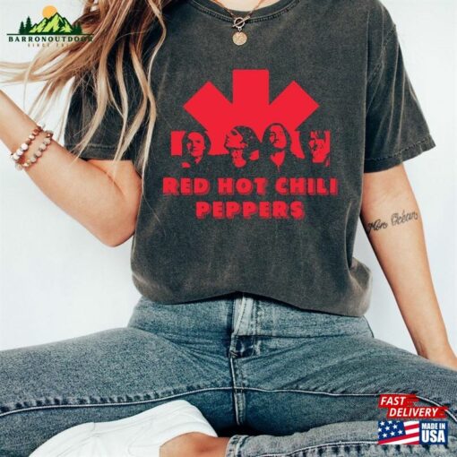 Chili Peppers Fan Gift Black Summer T-Shirt Unisex Classic