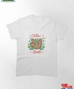 Chillin’like A Sloth Watercolor Bliss T-Shirt Hoodie