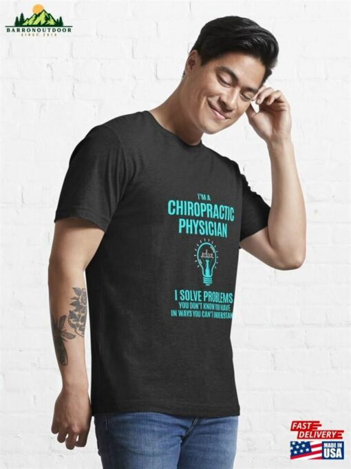 Chiropractic Physician I Solve Problems Essential T-Shirt Unisex Hoodie