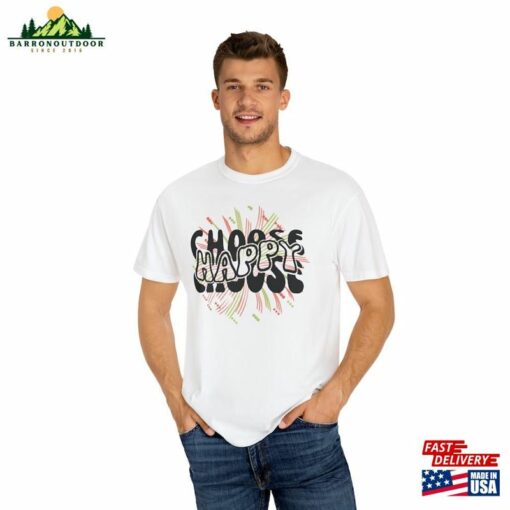 Choose Happy Unisex T-Shirt Printed T