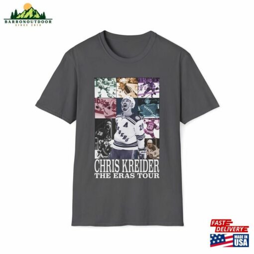 Chris Kreider The Eras Tour Unisex Softstyle T-Shirt Hockey Nhl Hoodie