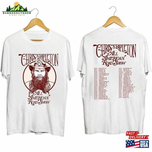 Chris Stapleton All American Road Show 2023 Tour Shirt Tee Fan Classic Sweatshirt