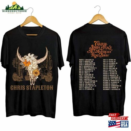 Chris Stapleton All American Road Show 2024 Tour Shirt Fan Classic Sweatshirt