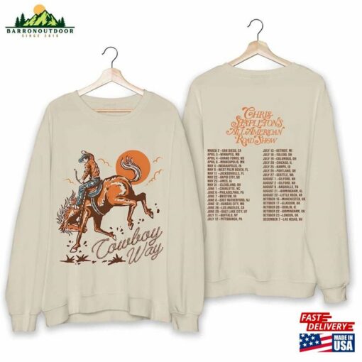 Chris Stapleton All American Road Show 2024 Tour Shirt Fan Sweatshirt Unisex