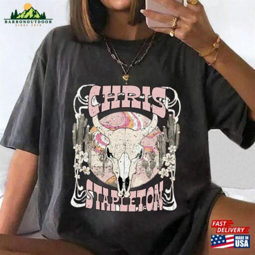 Chris Stapleton Bullhead T-Shirt Tour Shirt Retro Sweatshirt