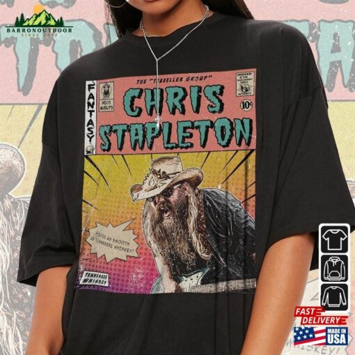 Chris Stapleton Comic Shirt 90S Vintage Merch Book Art Traveller Album World Tour Ticket 2023 Graphic Tee Gift For Fan V1 Sweatshirt Hoodie