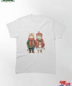 Christmas Animal Couple Classic T-Shirt Unisex
